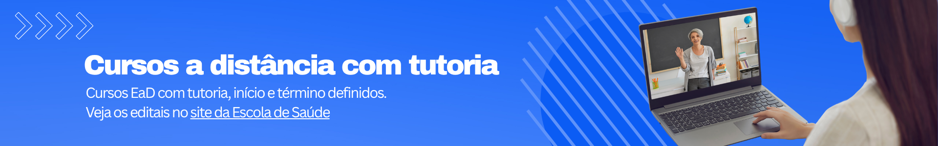 Cursos com tutoria